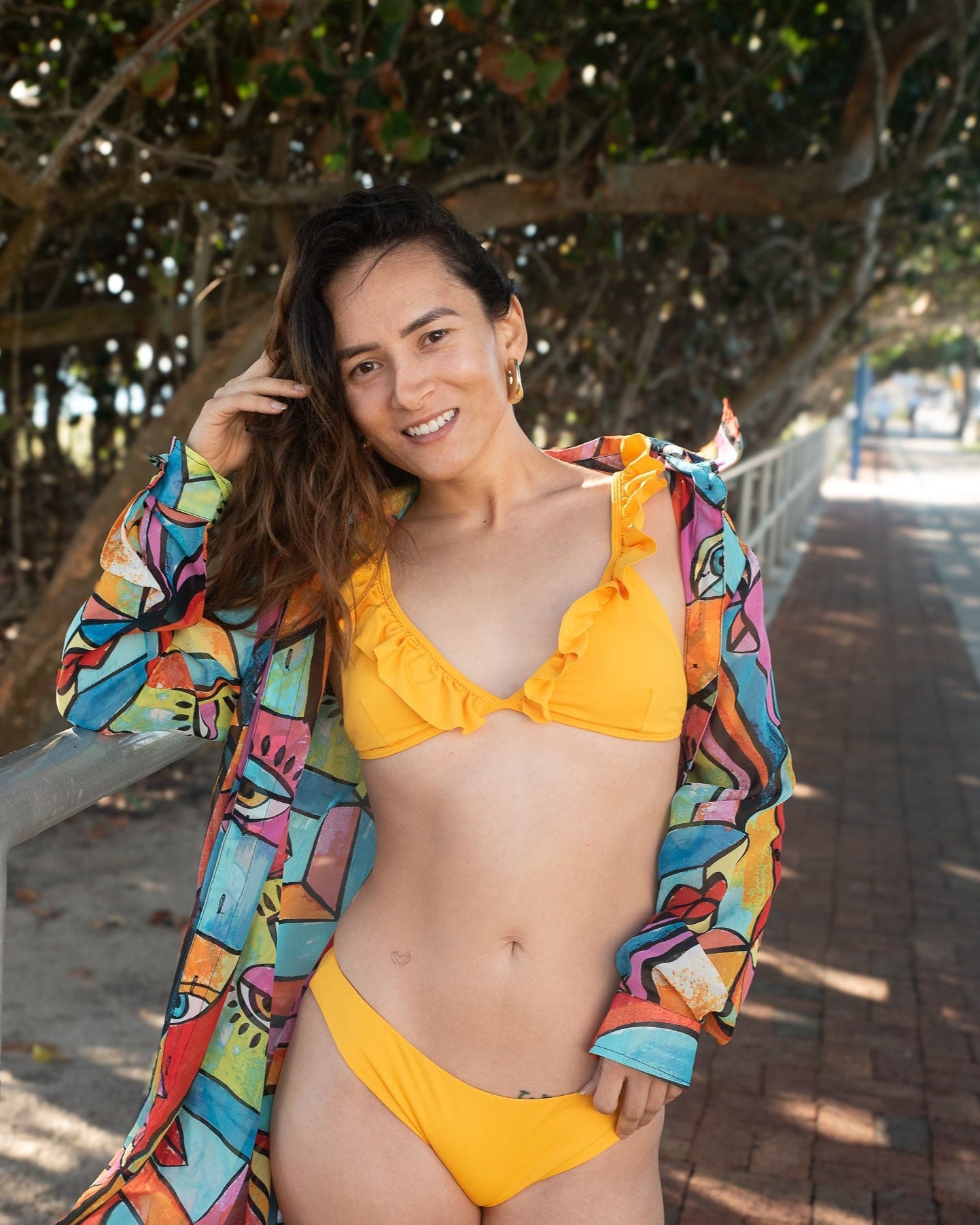 Woman in a bikini