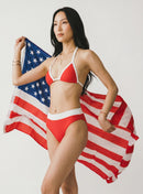 AMORA Bottom (Red & White)